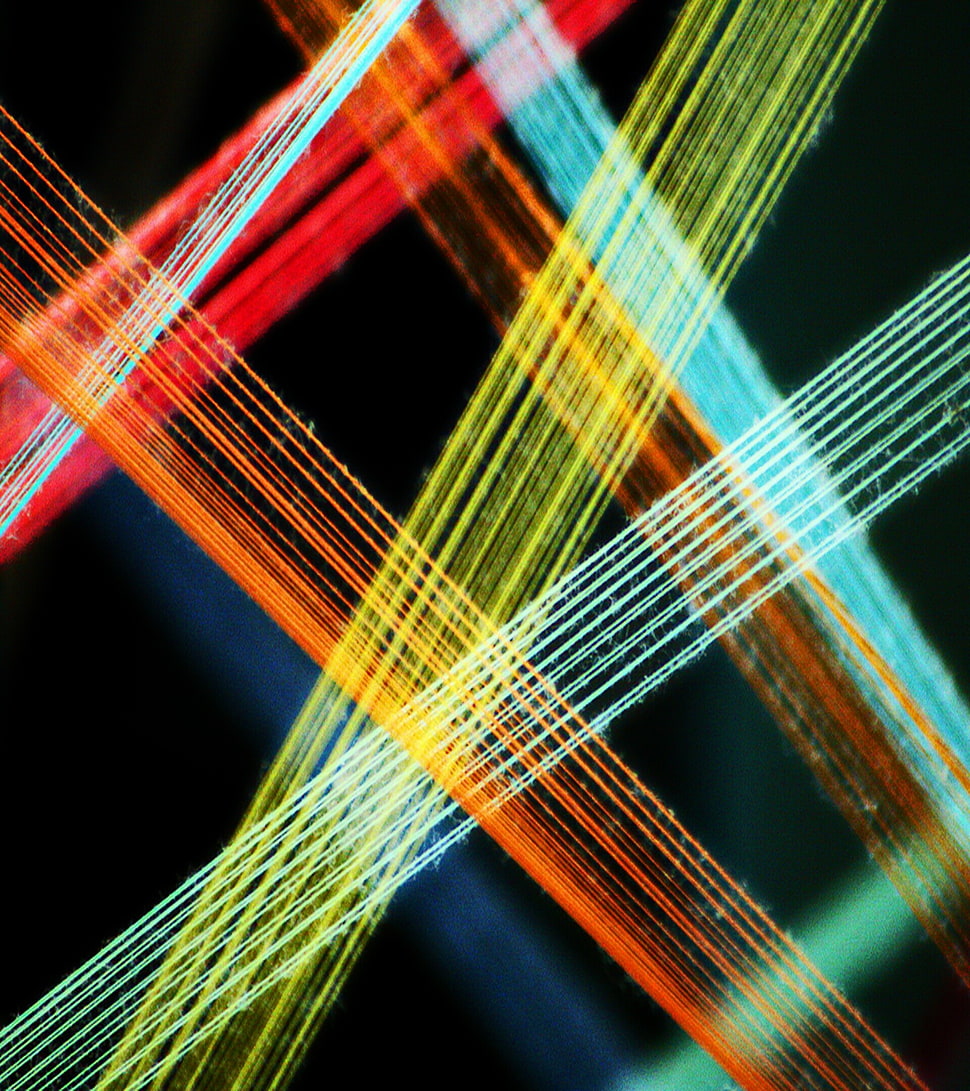 multicolored string art decor, Android (operating system), pattern HD wallpaper