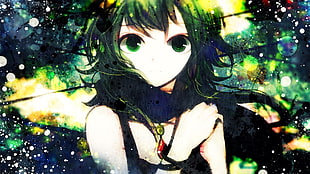 female anime wallpaper, Vocaloid, Megpoid Gumi, anime