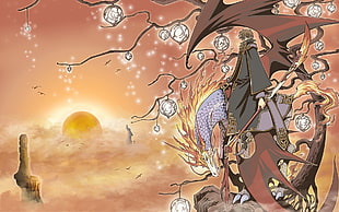 man riding dragon digital wallpaper, Tsubasa: Reservoir Chronicle, Li Syaoran, dragon