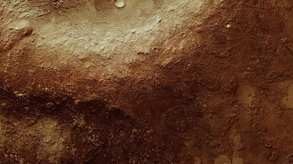 brown surface, asteroid, space, texture, brown HD wallpaper