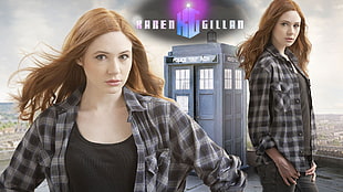 Karen Gillan, Karen Gillan, redhead, Doctor Who, Amy Pond HD wallpaper
