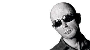 man wearing black sunglasses sketch HD wallpaper