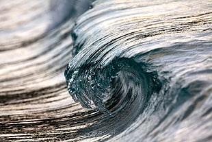 barrel wave, nature, water, sea, waves