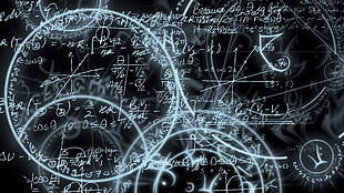 mathematical equations, circle, formula, mathematics, science