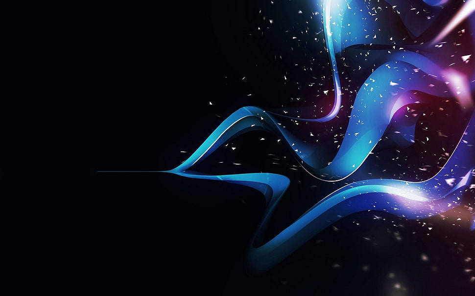 blue LED light HD wallpaper
