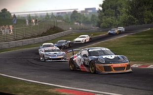 assorted-color rally cars, Project cars, racing, car, RUF HD wallpaper