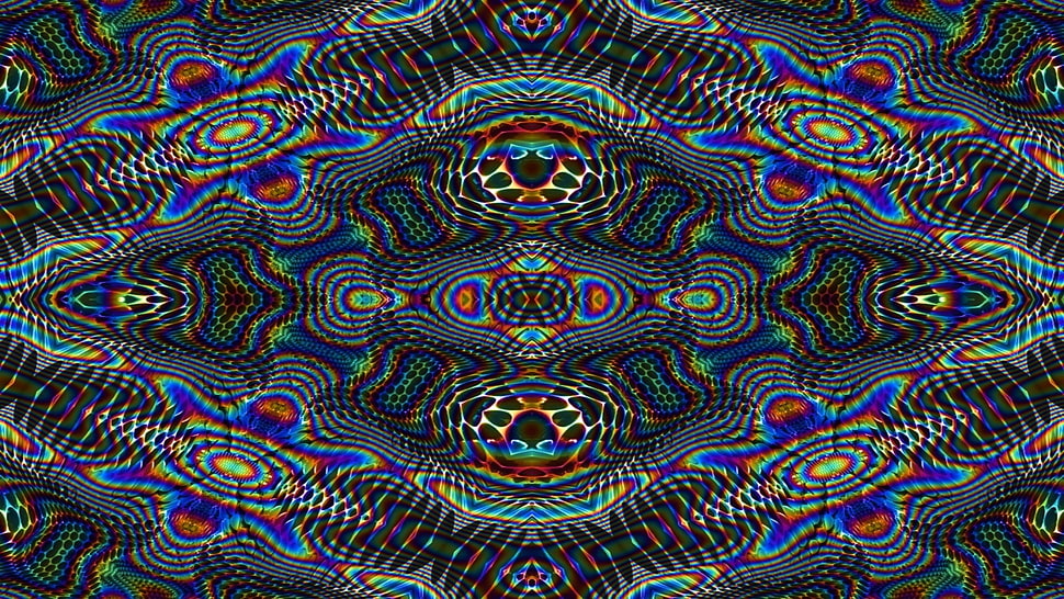 optical illusion, psychedelic HD wallpaper