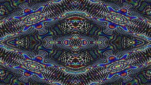 optical illusion, psychedelic