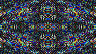 optical illusion, psychedelic