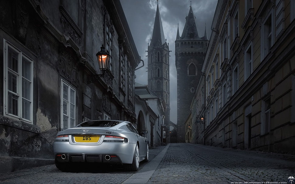 silver car, car HD wallpaper