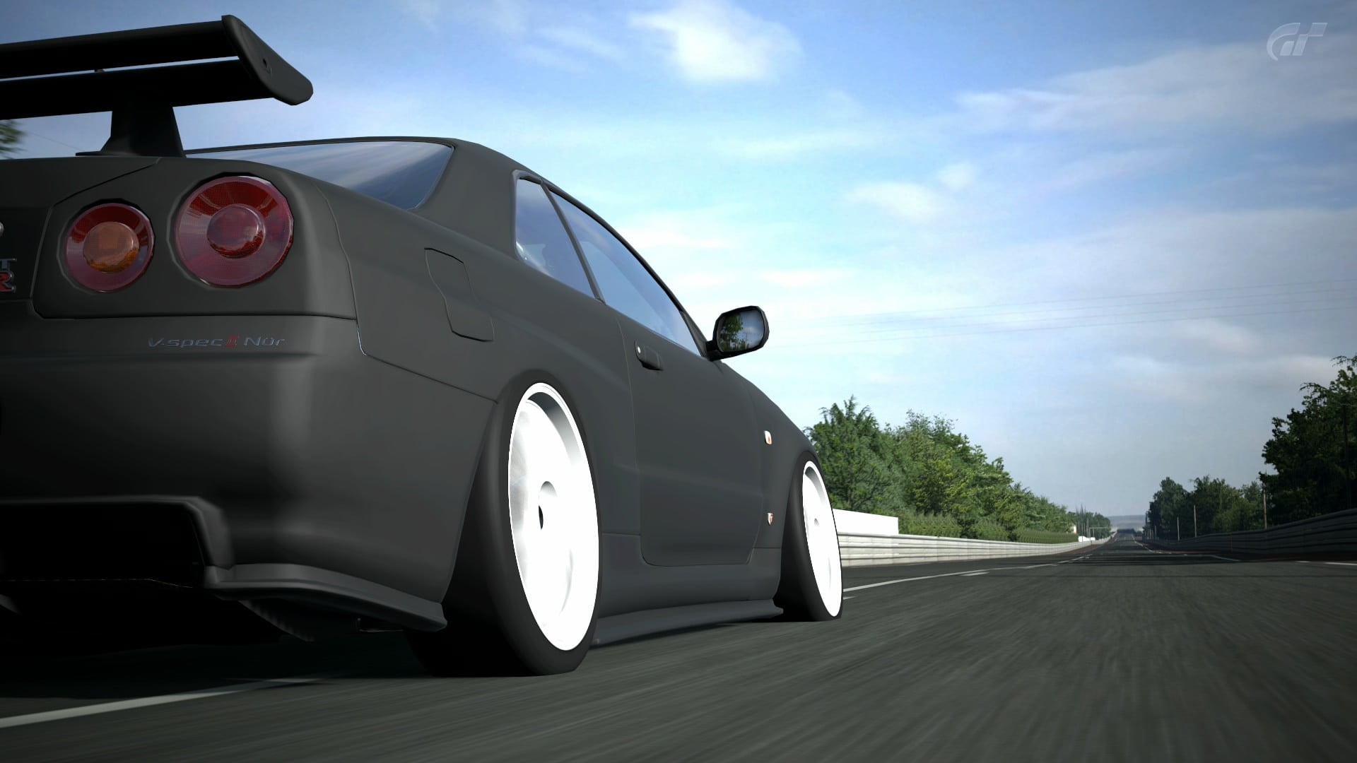 black coupe, car, Nissan, Nissan Skyline, Nissan Skyline GT-R R34