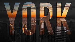 New York City photo, New York City, city, selective coloring