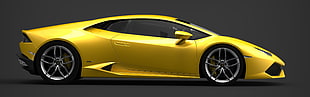 yellow and black car bed frame, Lamborghini Huracan LP 610-4 , car, multiple display, dual monitors
