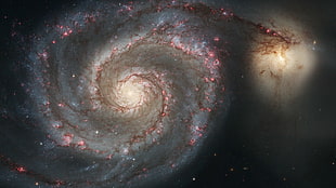 galaxy illustration, space, galaxy, Whirlpool Galaxy