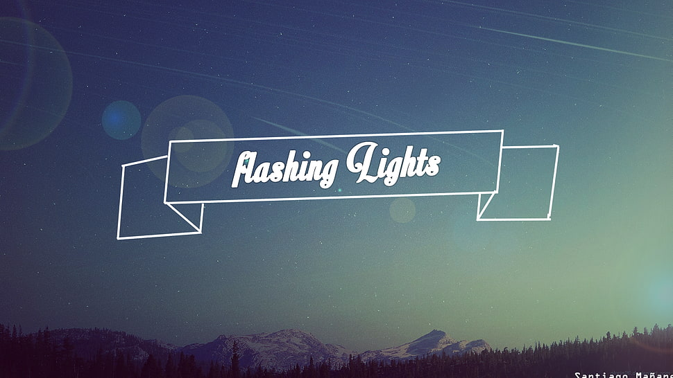 flashing lights text, sky, bicycle, skull, forest HD wallpaper