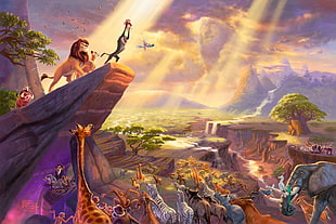 The Lion King  Birth of Simba movie illustration HD wallpaper