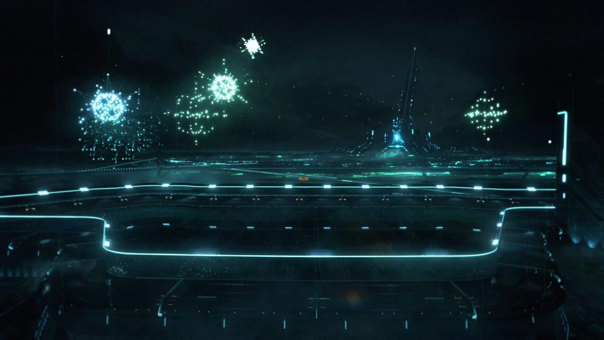 fireworks display, Tron: Legacy, movies