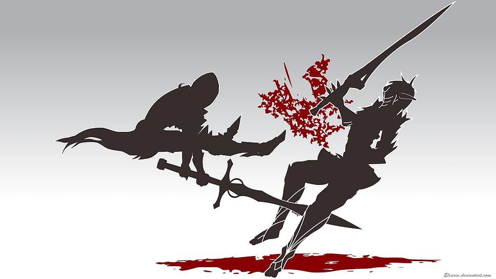 anime battle screenshot HD wallpaper