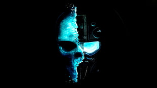 skull graphic art HD wallpaper