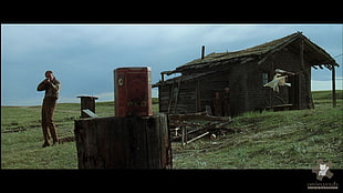 brown wooden barn, western, movies, Clint Eastwood, Unforgiven (Movie)