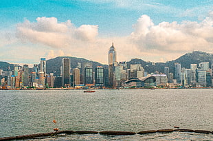 city buildings, Hong Kong