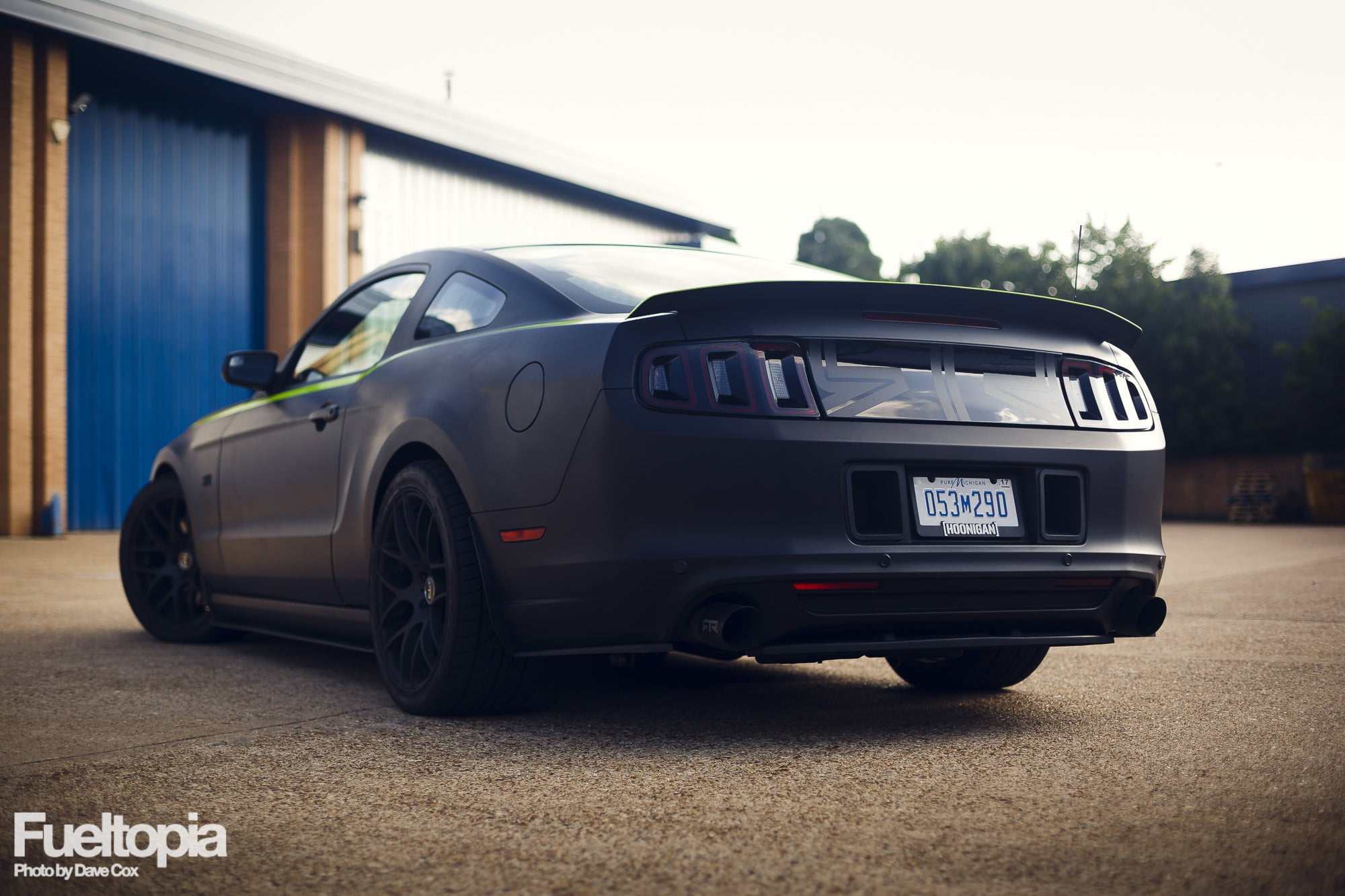black Ford Mustang coupe, Ford Mustang, car, Ford USA, RTR