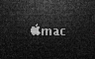 closeup photo of Mac logo