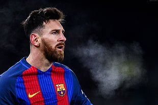Lionel Messi of FC Barcelona player HD wallpaper