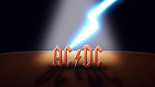 AC/DC logo, AC/DC HD wallpaper