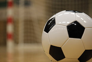 selective focus photo of soccer ball