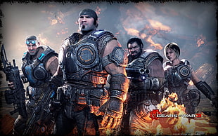 Gears of War 3 game wallpaper, Gears of War 3