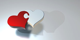 Heart,  Couple,  Shadow,  Love HD wallpaper