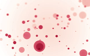 floating pink spots wall paper
