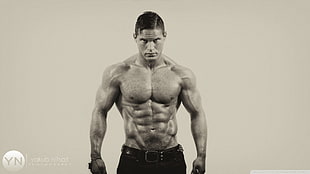men's black bottoms, fitness model, male models, Tavi Castro, steroids HD wallpaper