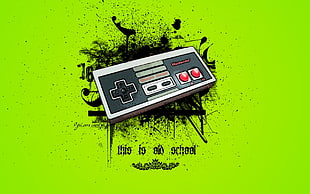 black and gray Nintendo NES controller, Nintendo, gamers
