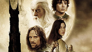 The Lord of the Rings digital wallpaper, movies, The Lord of the Rings, The Lord of the Rings: The Two Towers, Frodo Baggins
