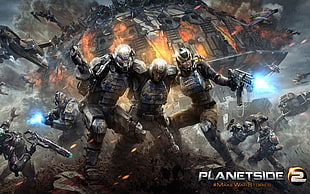 Planetside 2 digital wallpaper, Planetside 2, video games