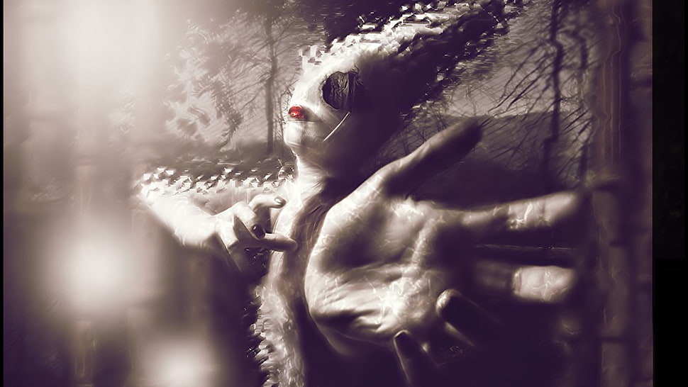 ghost graphic wallpaper, atmosphere, dancing, zombies HD wallpaper