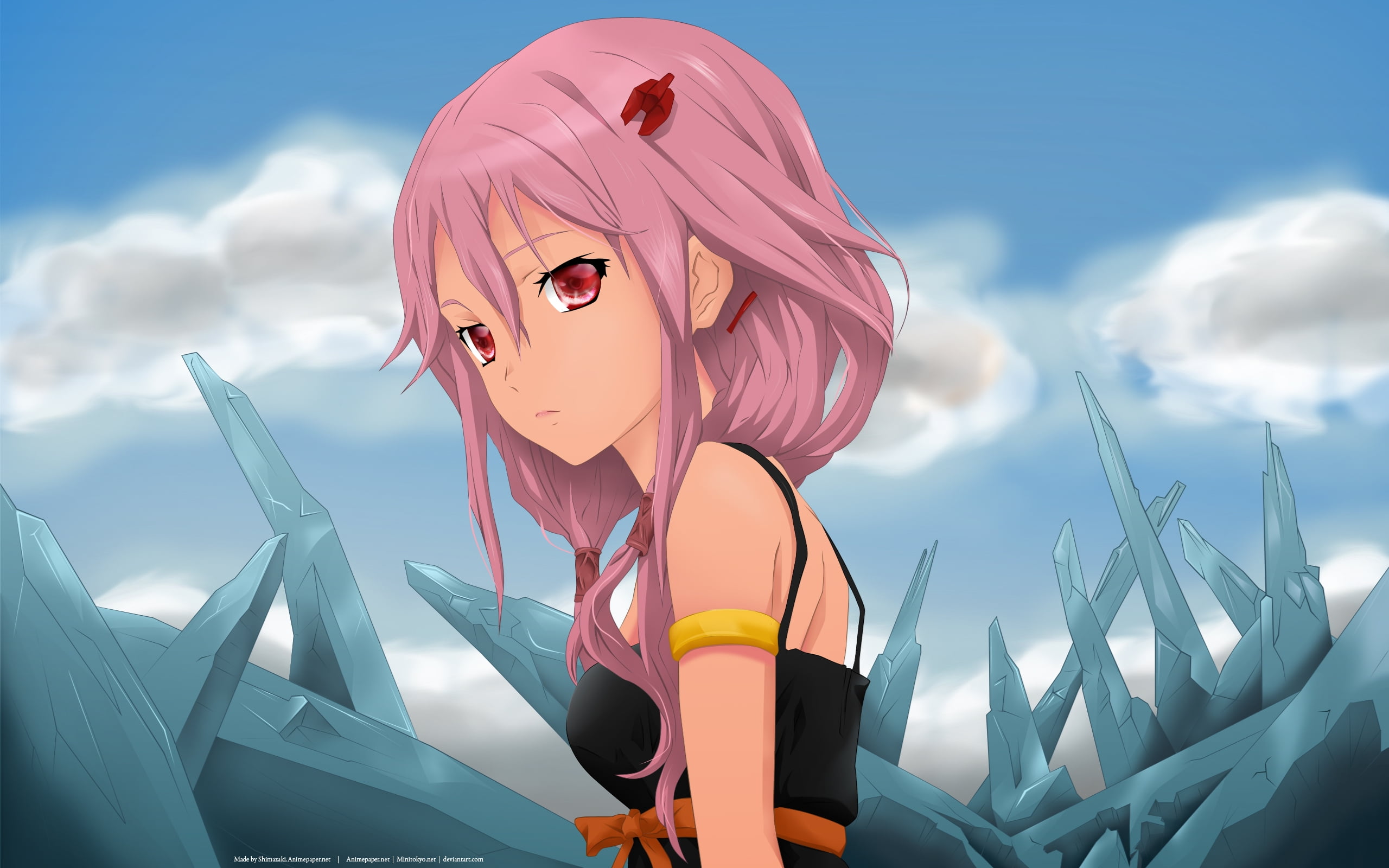 Pink Haired Animated Character Hd Wallpaper Wallpaper Flare