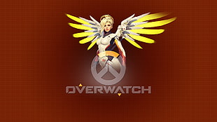 Overwatch logo, Blizzard Entertainment, Overwatch, video games, PT-Desu (Author) HD wallpaper
