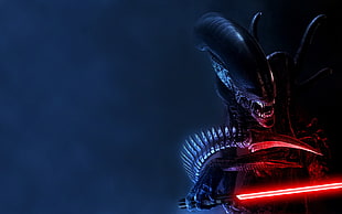 Alien poster, Alien (movie), parody HD wallpaper