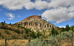 brown and gray mountain photo during daytime