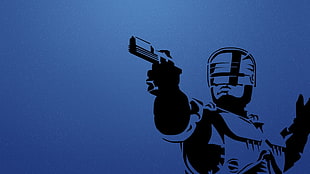 Robocop illustration, RoboCop, movies, artwork