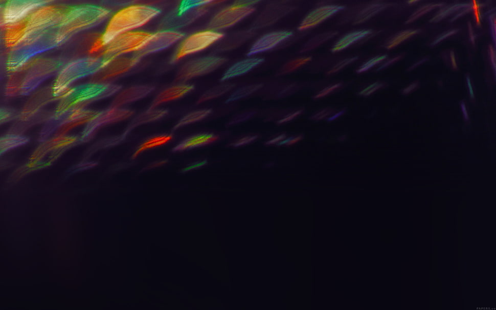 rainbows, black HD wallpaper
