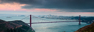 Golden State Bridge landscape HD wallpaper