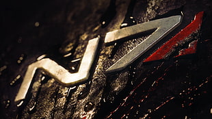 N7 emblem, Mass Effect, video games HD wallpaper
