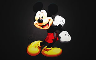 Mickey Mouse wallpaper, Mickey Mouse, cartoon, children, Disney