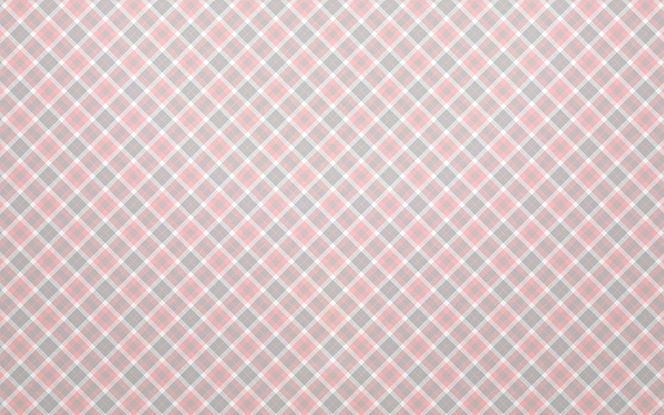 pink, green, and white tattersall pattern HD wallpaper