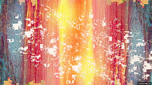 sun light illustration, glitch art, abstract HD wallpaper