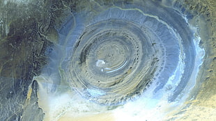 Eye of the sahara,  Space,  Ring structure,  Mauritania